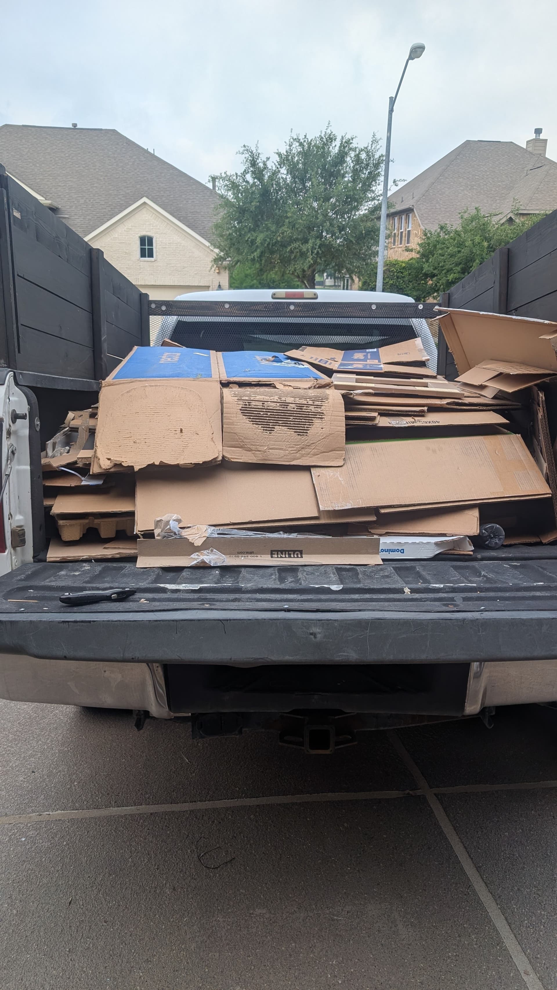 Cardboard Hauling Done Right - Straight to the Recycling Center