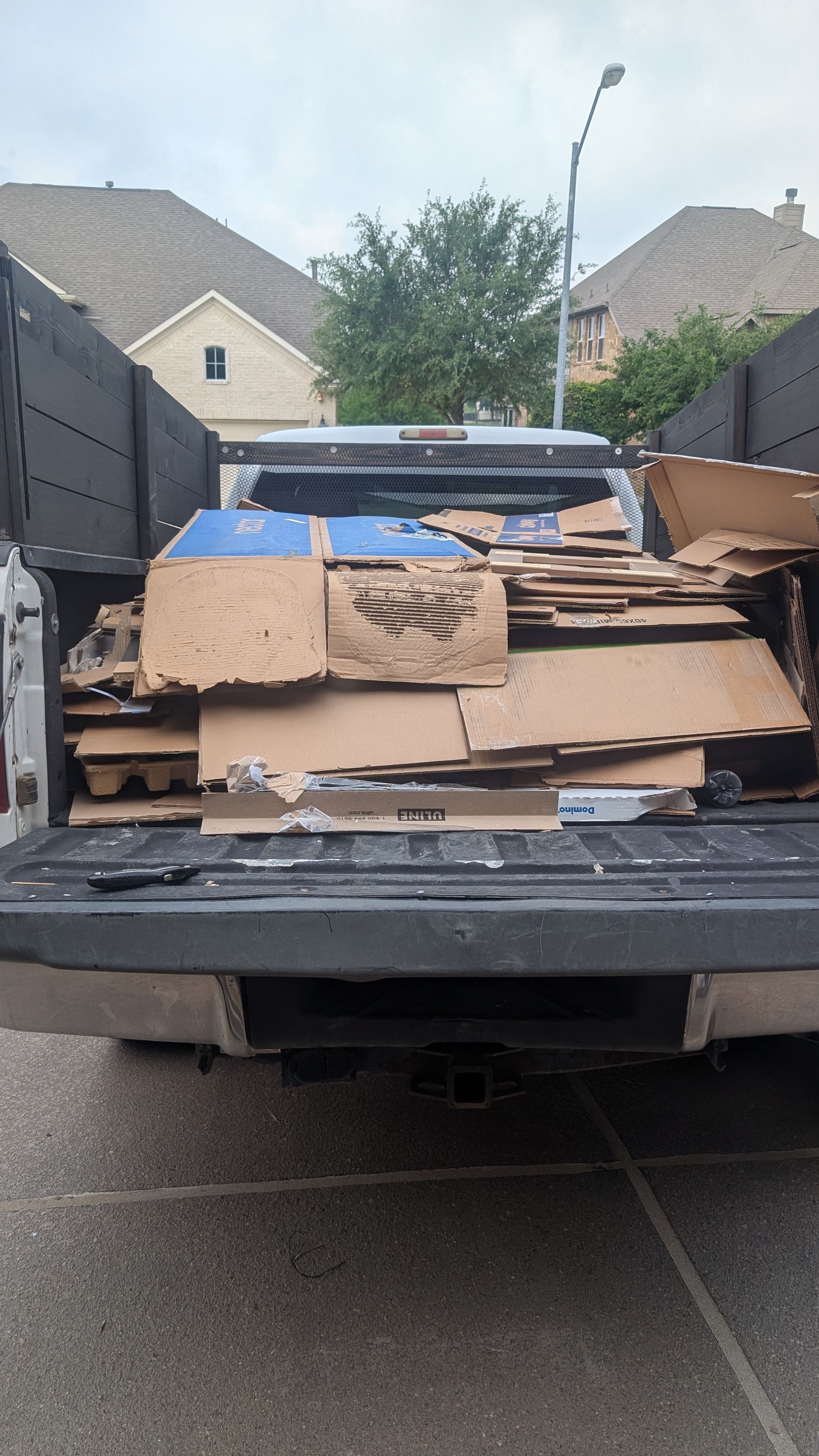 Project Cardboard Hauling Done Right - Straight to the Recycling Center image