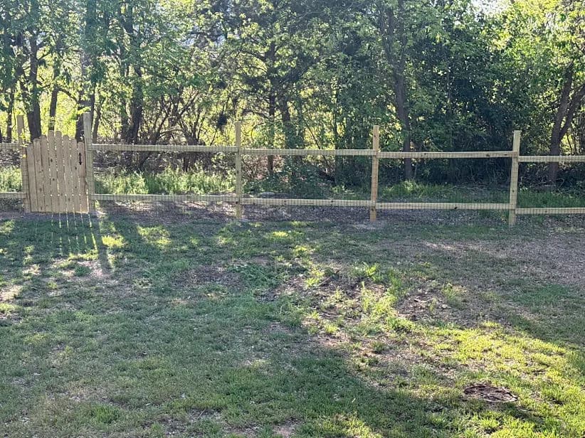 Gallery photos for Old Fence Debris Hauled Away Clean in Pflugerville: Image #1