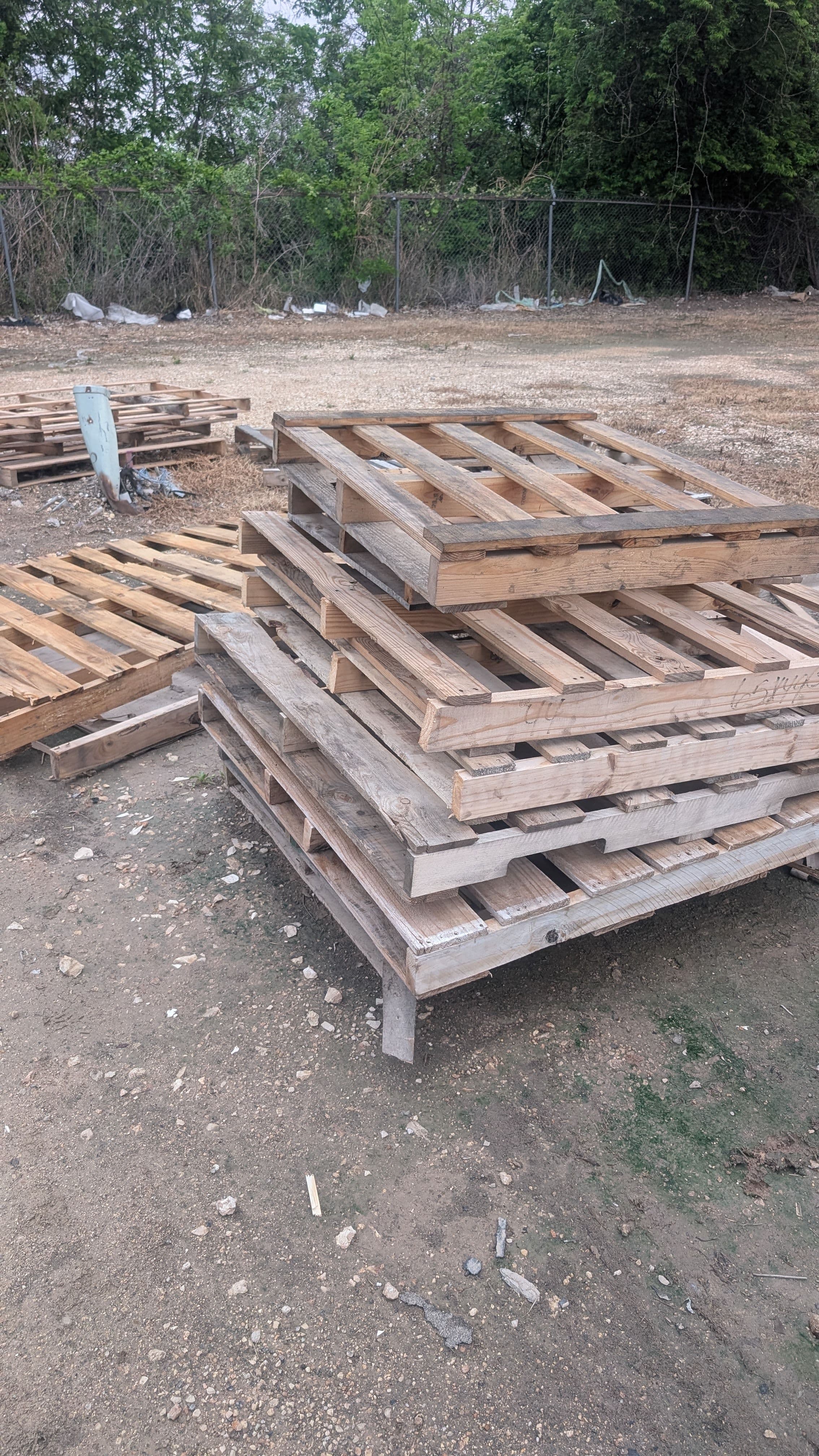 Project Pallet Pile Cleared Out for a Local Business image