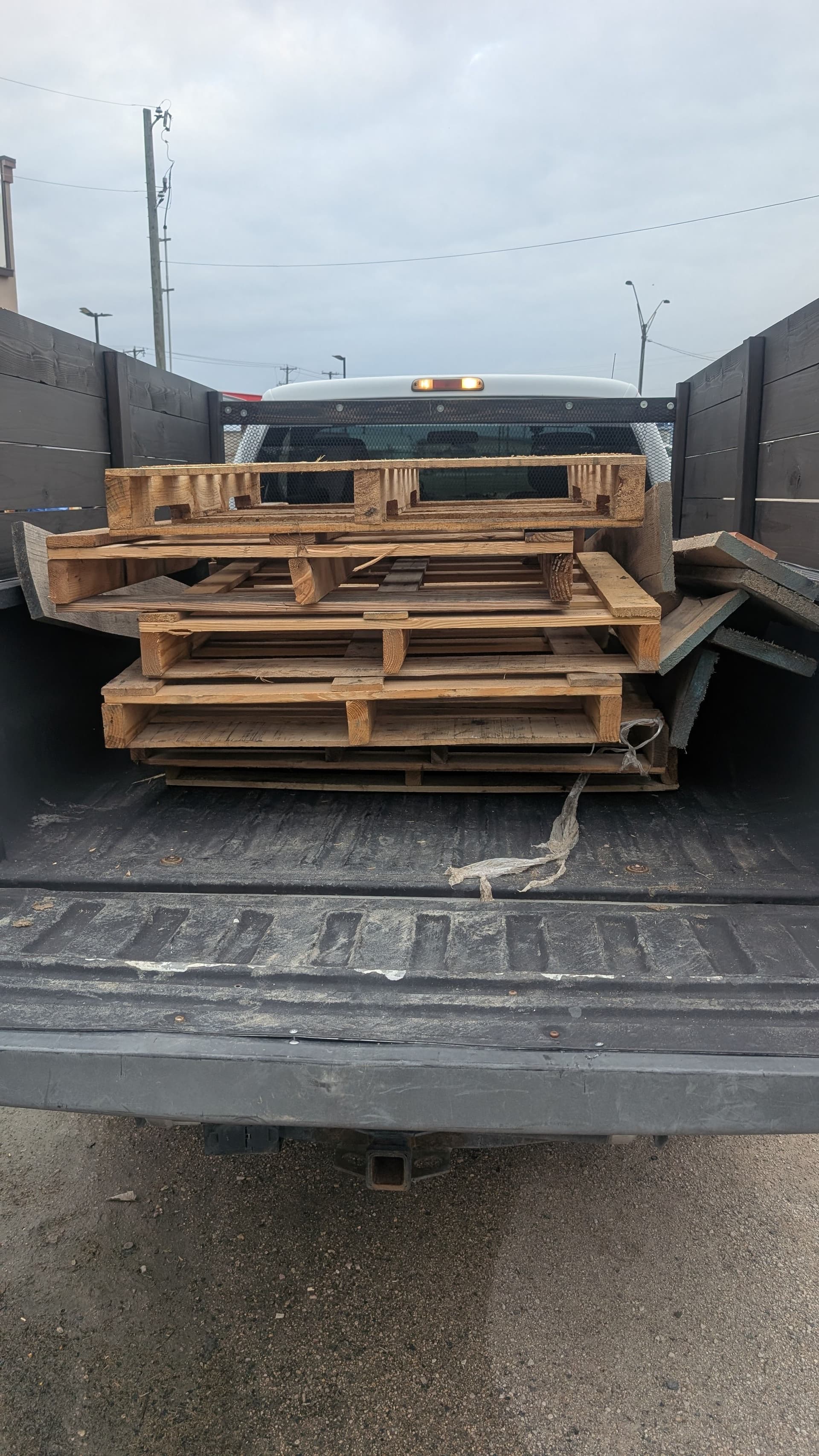 Gallery photos for Pallet Pile Cleared Out for a Local Business: Image #1