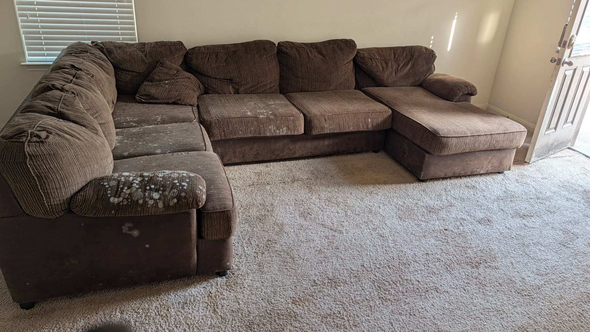 Old Sectional Removal Done Right in Jarrell image