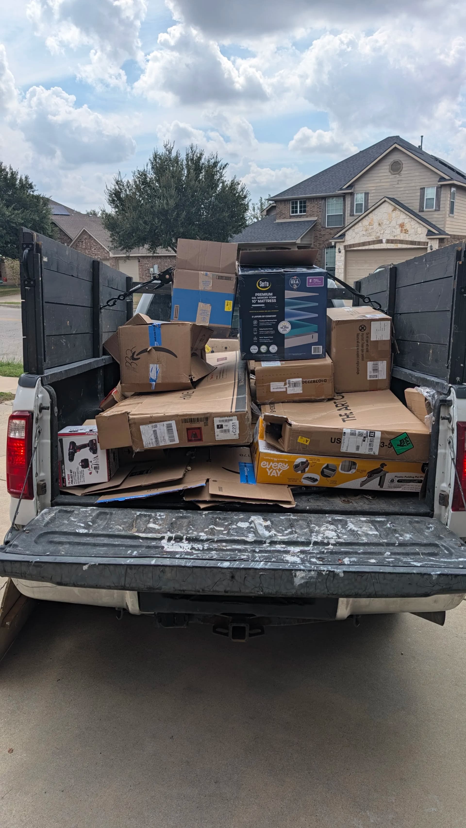 Gallery photos for Post-Move Cardboard Cleanout in Pflugerville: Image #1
